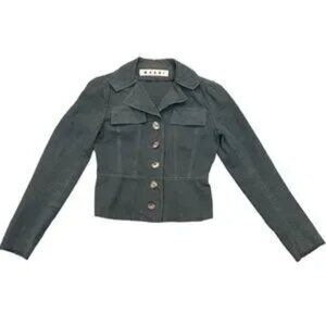 MARNI Army Green Jacket  - size 42 (small)